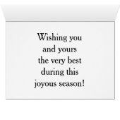 Merry Christmas Cards (Inside Horizontal (Bottom))