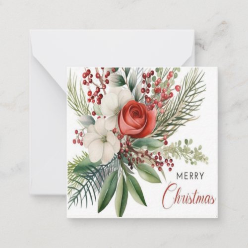 Merry Christmas Cards digital tree new year