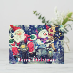 Merry Christmas Cards with Happy Best Friends