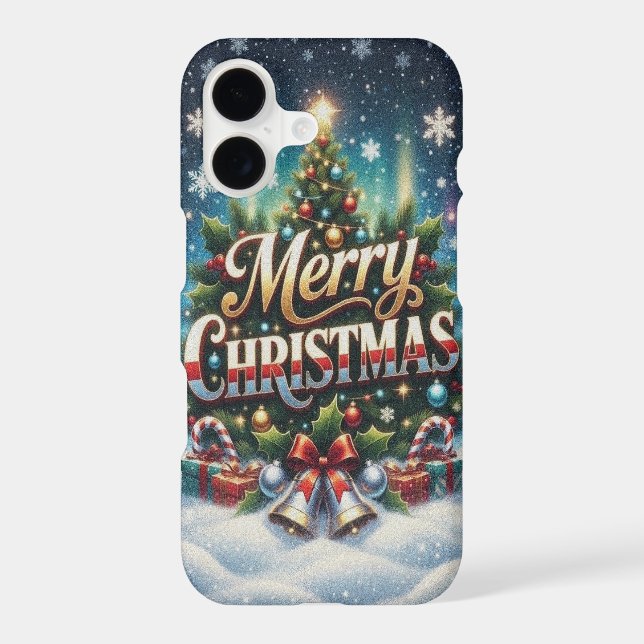 Merry Christmas Case-Mate iPhone Case (Back)