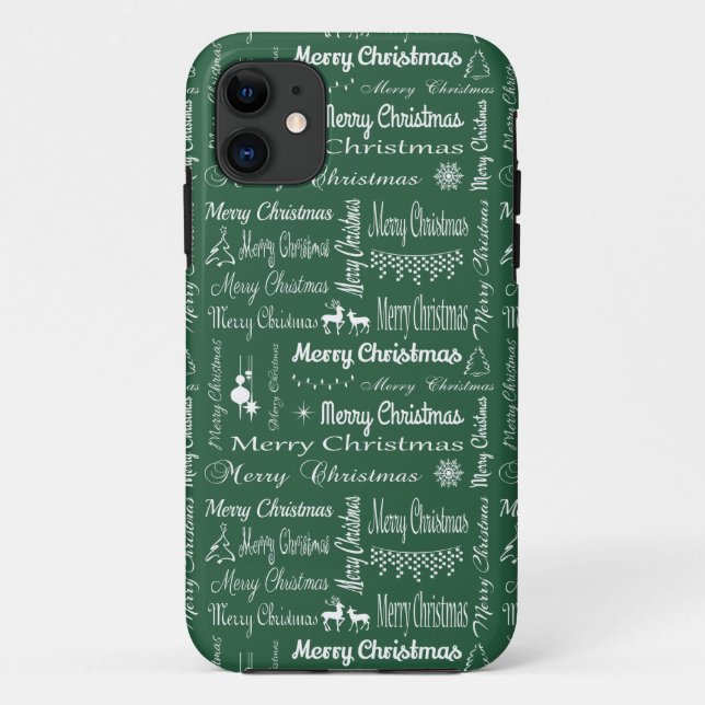 Merry Christmas Case-Mate iPhone Case (Back)