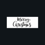 Merry Christmas Casual Handwritten Script Self-inking Stamp<br><div class="desc">Merry Christmas Casual Handwritten Script</div>