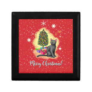 Merry Christmas Cat Gift Box