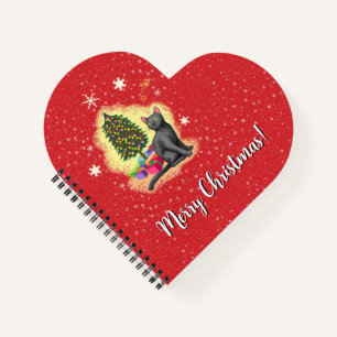 Merry Christmas Cat Notebook