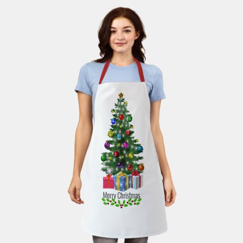 Merry Christmas Celebration Apron