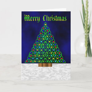 Merry Christmas Celtic Holiday Card