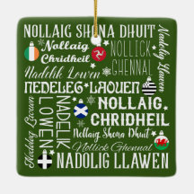 Happy Christmas Red or Green Nollaig Shona Duit