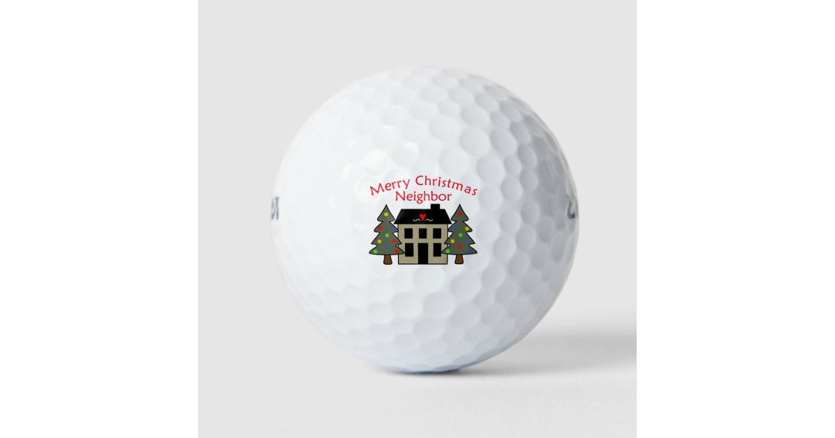 Funny Santa Claus golf gift for Merry Christmas Golf Balls, Zazzle