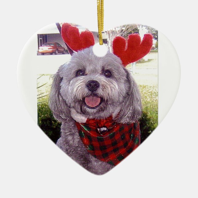 Merry Christmas Ceramic Ornament (Front)