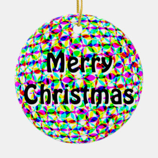Merry Christmas Ceramic Ornament