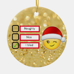 Merry Christmas Ceramic Ornament