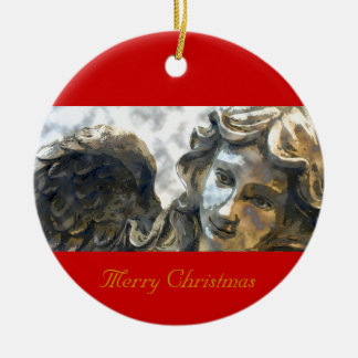 Merry Christmas Ceramic Ornament