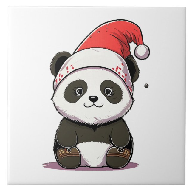 merry christmas ceramic tile (Front)