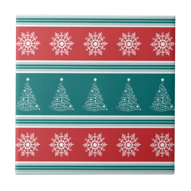 Merry Christmas Ceramic Tile (Front)