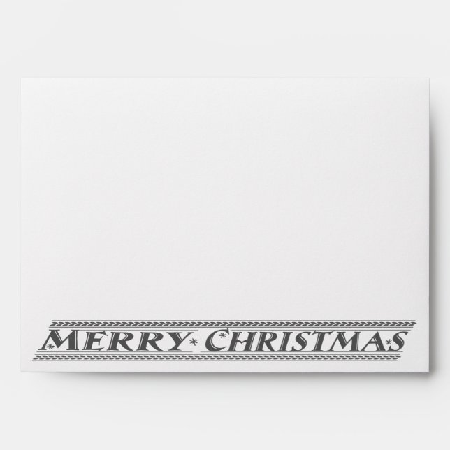 MERRY CHRISTMAS CHALKBOARD ENVELOPE (Front)