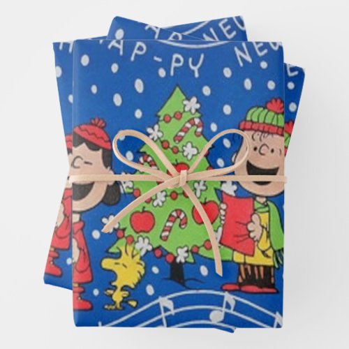 Merry Christmas Charlie Wrapping Paper Sheets