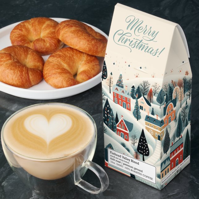 Merry Christmas Charming Village Roasted Coffee (Breakfast)
