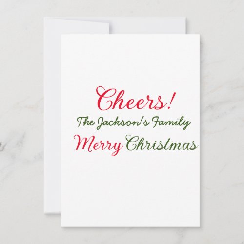 merry christmas cheers add family name text photo 