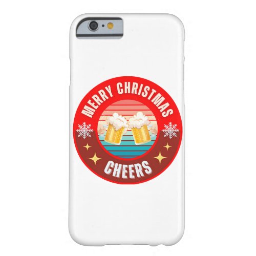 Merry Christmas Cheers Barely There iPhone 6 Case