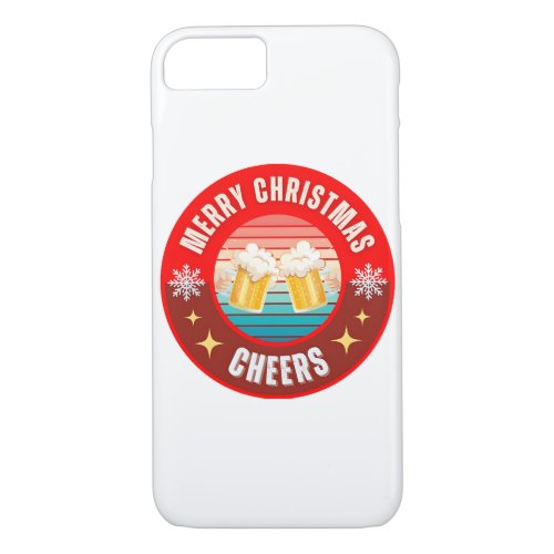 Merry Christmas Cheers iPhone 87 Case