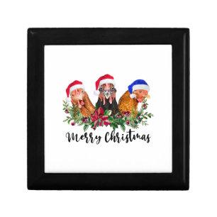 Merry Christmas Chicken Gift Box