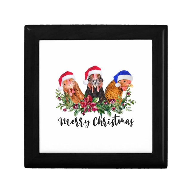 Merry Christmas Chicken Gift Box (Front)