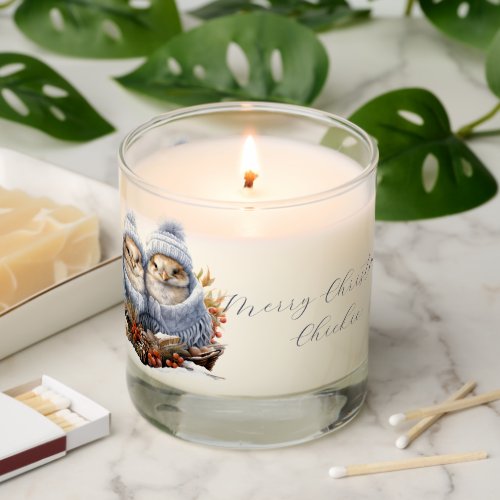 Merry Christmas Chickie Chicken  Scented Candle