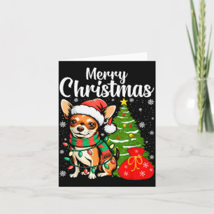 Merry Christmas Chihuahua Card