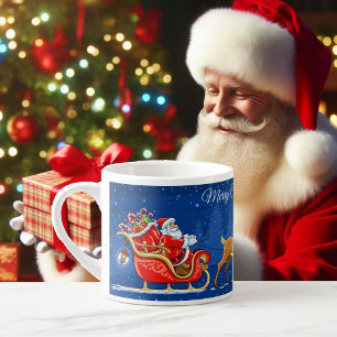 Merry Christmas Childs Cup Add Name - Santa Claus