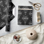 Merry Christmas Christian Calligraphy Chalkboard Wrapping Paper<br><div class="desc">We say 'Merry Christmas' but often we forget the origin of the words. This original hand lettering uses its unique design to tell the story simply and elegantly in the fashionable and fun chalkboard look. Show your CHRISTmas spirit. Find this piece of designed lettering on other products - just check...</div>