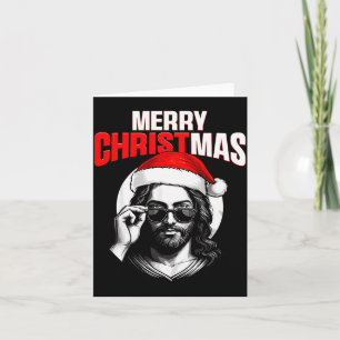 Merry Christmas Christian Jesus Pajamas Pjs Xmas M Card