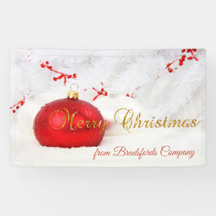 Merry Christmas ,Christmas Balls Banner