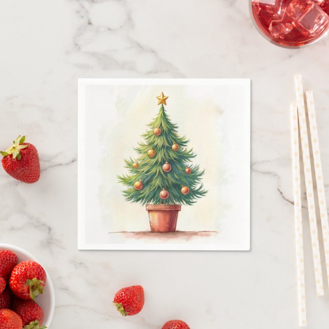 Merry Christmas! Christmas card. Christmas candy  Napkins (Insitu)