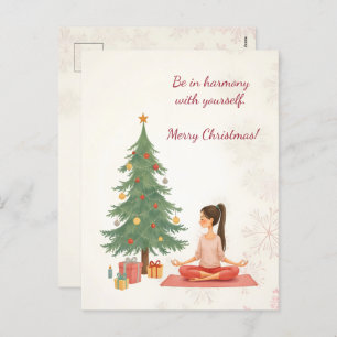 Merry Christmas! Christmas card. Holiday Postcard