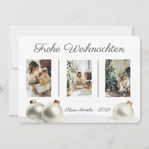 Merry Christmas - Christmas card with photos
