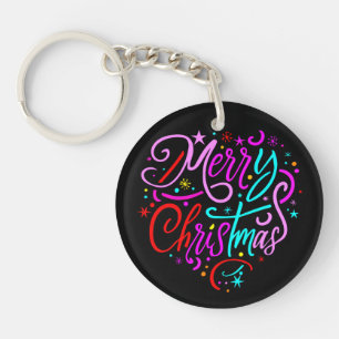 Merry Christmas - Christmas Designs T-Shirt Keychain