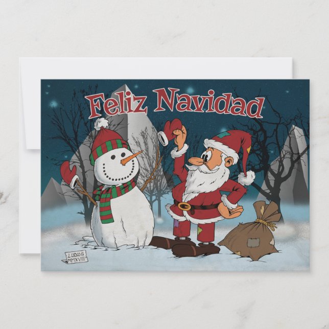 Merry Christmas - Christmas greeting card (Front)