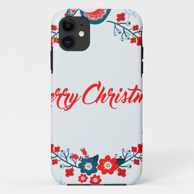 merry christmas christmas greeting Case-Mate iPhone case (Back)