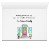 Merry Christmas Christmas home (Inside Horizontal (Bottom))