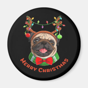 Merry Christmas. Christmas lights. Classic T-Shirt Magnet