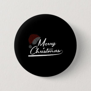 Merry Christmas Christmas Present Santa Claus Button