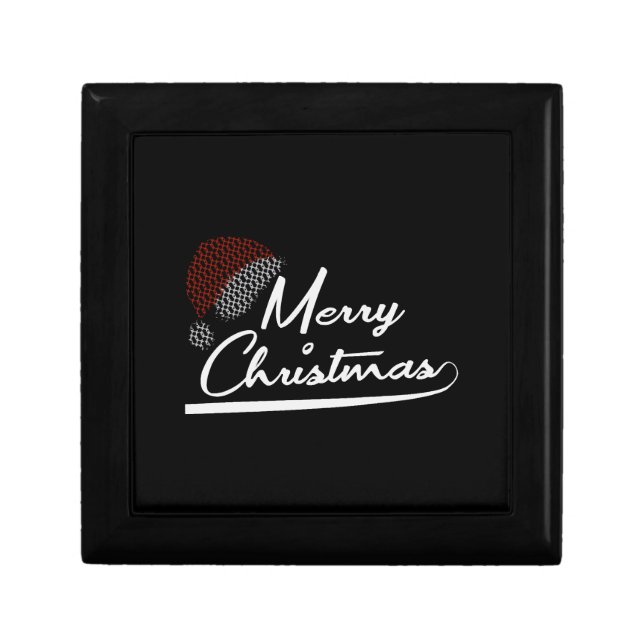 Merry Christmas  Christmas Present Santa Claus Gift Box (Front)