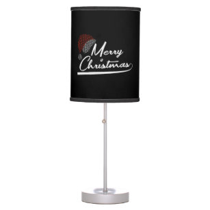 Merry Christmas  Christmas Present Santa Claus Table Lamp