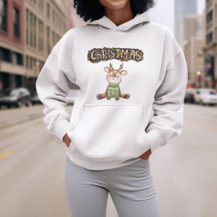 Merry Christmas, Christmas Reindeer Hoodie