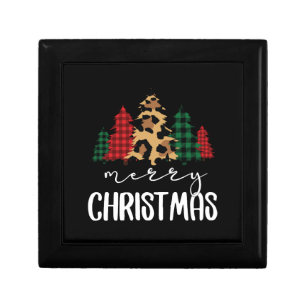 Merry Christmas Christmas Svg Leopard Tree Gift Box