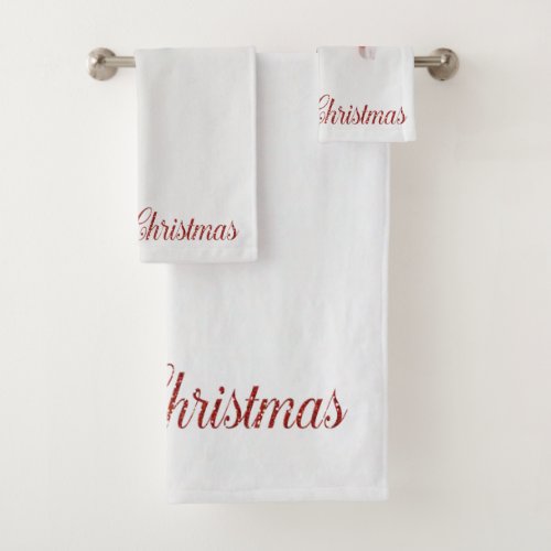 Merry ChristmasChristmas Sweets Bath Towel Set