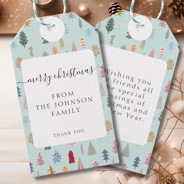 Merry Christmas! Christmas Tree  Gift Tags (Creator Uploaded)