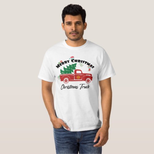 Merry Christmas  Christmas Truck 2021 T_Shirt