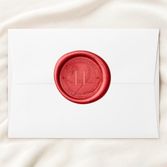 Merry Christmas Classic Monogram Wax Seal Stamp (Creator Uploaded)