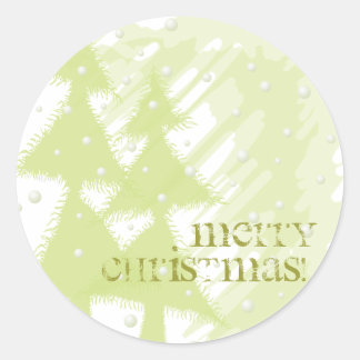 Merry Christmas! Classic Round Sticker